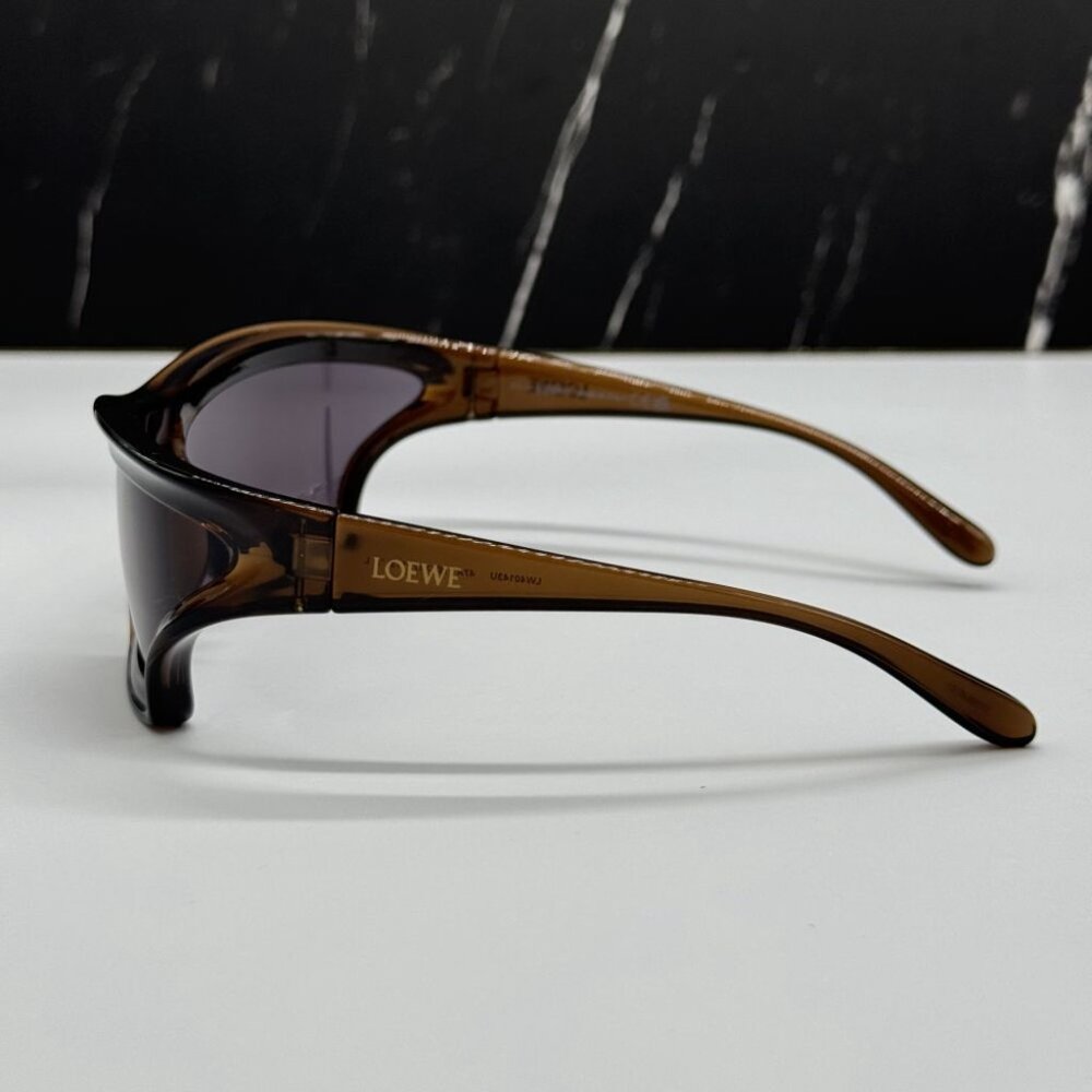 NEW LW40143U 47A LOEWE SUNGLASSES BROWN GREY UNISEX EYEWEAR LOEWE - Picture 7 of 12